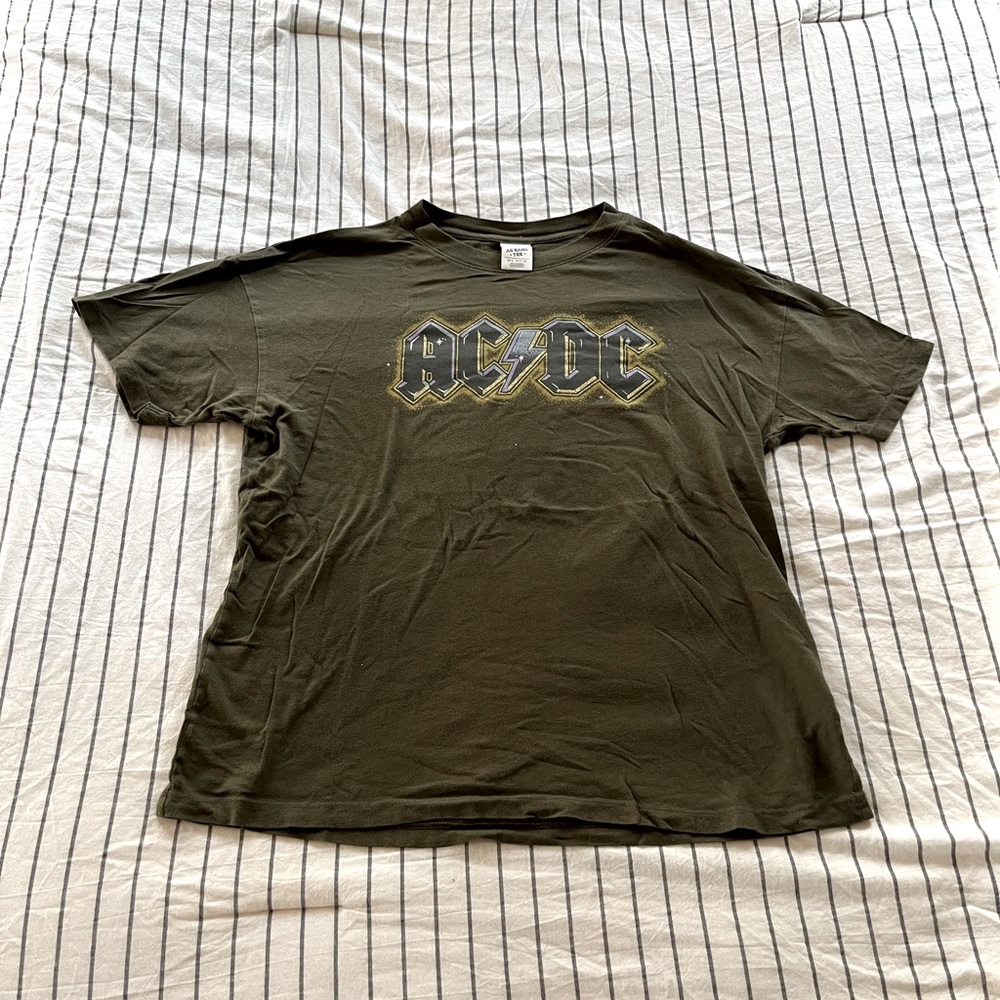 AC/DC Oversized Graphic Band Tee